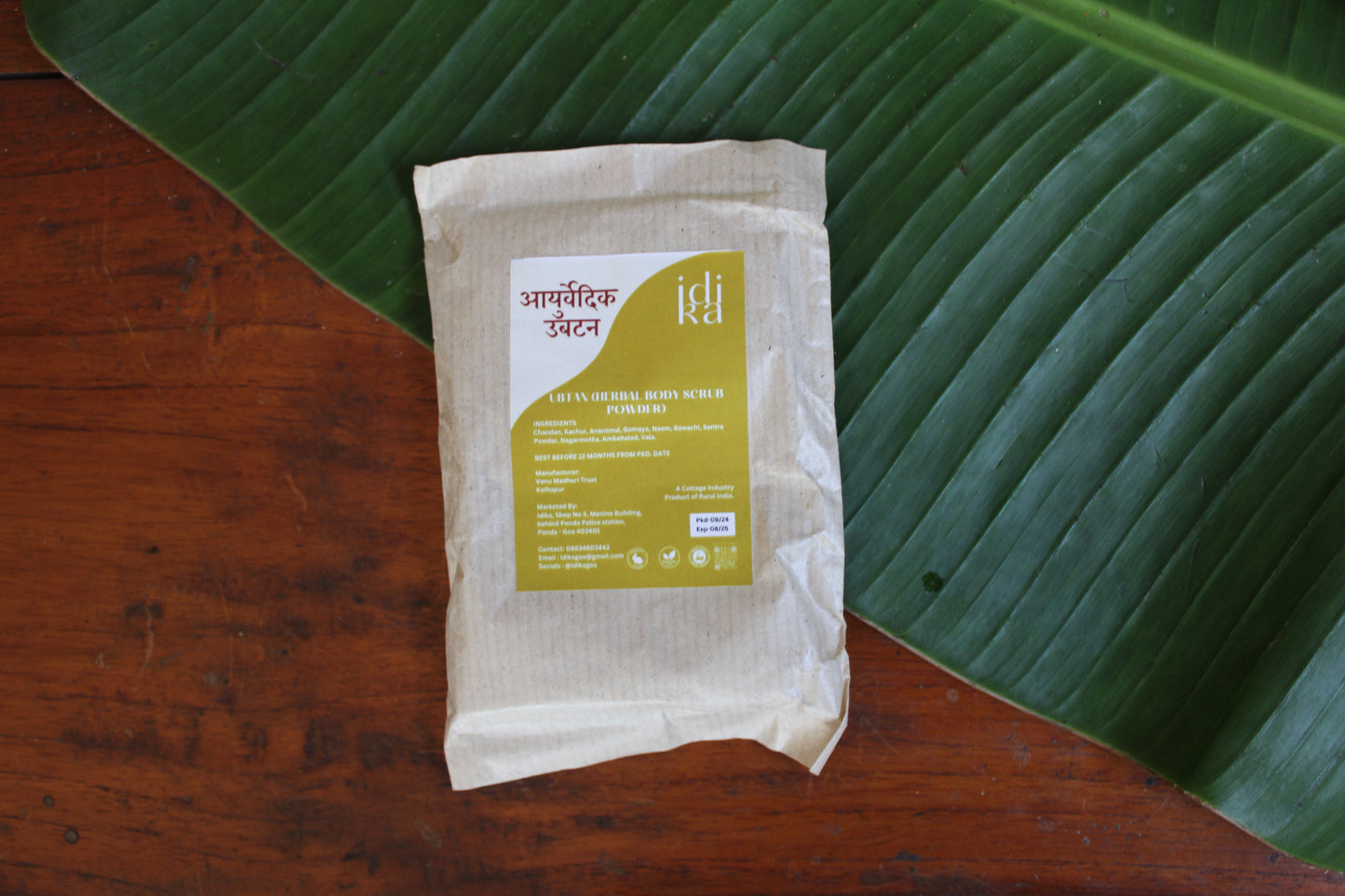 Idika's Natural Ubtan Scrub Powder