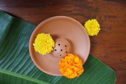 Idika 3-in-1 Clay Incense Stick Holder